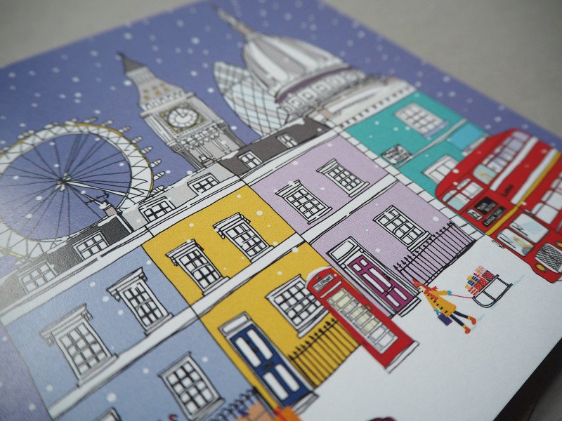 London Christmas Cards Set of 5 Helena Carrington